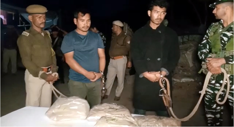 Drugs Seized I স্নিফাৰ ডগৰ জৰিয়তে খটখটীত ২৪ কোটি টকা মূল্যৰ ড্ৰাগছ জব্দ : আটক ২ 3 drugP3 | ASSAM TIMES POST