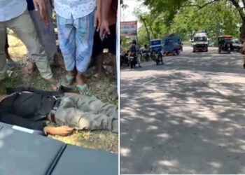 Road Accident I হোজাইত ভয়ংকৰ পথ দুৰ্ঘটনা : নিয়ন্ত্ৰণ হেৰুৱাই খুন্দিয়ালে গছত, নিহত ১