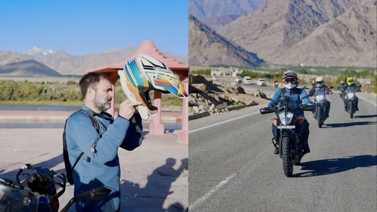 Rahul Gandhi's Bike Ride I ৰাজীৱ গান্ধীৰ জন্মদিন উদযাপনৰ বাবে বাইকেৰে লাডাখলৈ ৰাহুল গান্ধী 3 ৰাহুল গান্ধী
