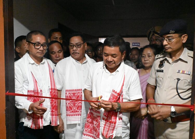 New Police Patrol Post Inaugurated at Diphu Medical College and Hospital : 1 New Police Patrol Post Inaugurated at Diphu Medical College and Hospital :